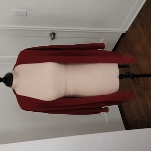 Forever 21 Red Cardigan